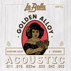 Струны для акустической гитары La Bella 40PCL 11-52