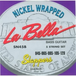 Струны для бас-гитары La Bella SN45B 45-128