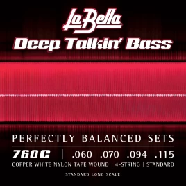 Струны для бас-гитары La Bella 760С 60-115