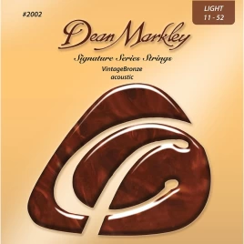 Струны для акустической гитары Dean Markley DM2002 Vintage Bronze, 11-52