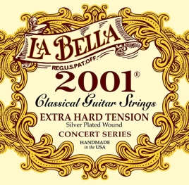 Комплект струн для классической гитары La Bella 2001EH Extra Hard