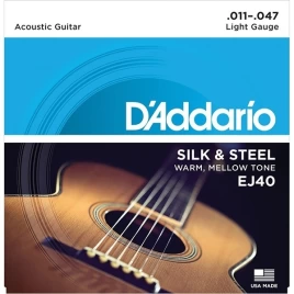 Струны для фолк - гитары D'addario EJ40 11-47