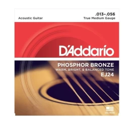 Струны для акустической гитары D'addario EJ24 13-56