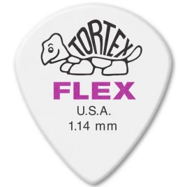Медиатор, толщина 1.14мм, Dunlop 466P1.14 Tortex Flex Jazz III XL