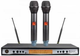 Радиосистема вокальная с 2 ручными микрофонами Relacart UR-111D