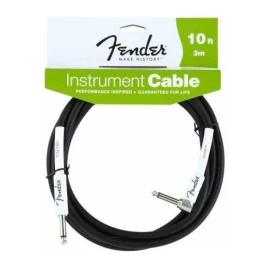 Инструментальный кабель FENDER 10' ANGLE INST CBL BLK