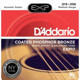 Струны для акустической гитары D'addario EXP17