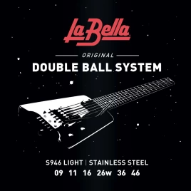 Струны для безголовой электрогитары La Bella S946 9-46