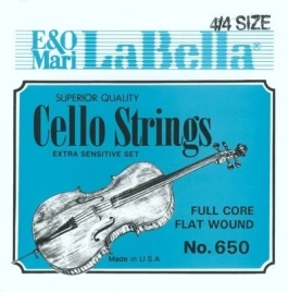 Струны для виолончели LA BELLA 650