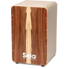 Кахон Sela SE002A серия CaSela - Satin Nut, цвет - темный орех