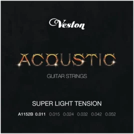 Струны для акустической гитары Veston A1152 B 11-52