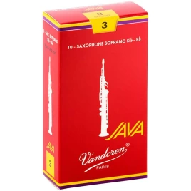 Vandoren SR303R JAVA Red Cut Трости для саксофона Сопрано №3 (10шт)