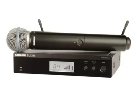 Радиосистема вокальная с ручным микрофоном SHURE BLX24RHK/SM58