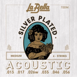 Струны для акустической гитары La Bella 700M 13-56