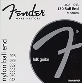 Струны для акустической гитары Fender Nylon Acoustic Strings 130 Clear/Silver