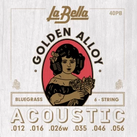 Струны для акустической гитары La Bella 40PB 12-56