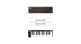 MIDI-контроллер Akai Pro LPD8 + Akai Pro LPK25