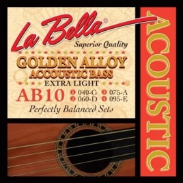 Струны для бас-гитары La Bella AB10 40-95