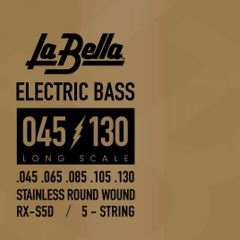 Струны для бас-гитары La Bella RX-S5D 45-130