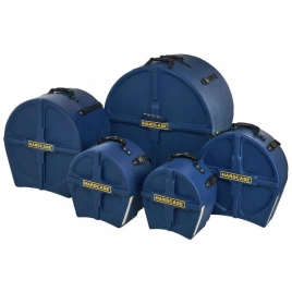 Комплект жестких кейсов для барабанов HARDCASE HLROCKFUS(3)DB DARK BLUE