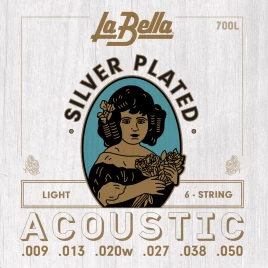 Струны для акустической гитары La Bella 700L 9-50
