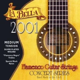 Струны для классической гитары LA BELLA 2001 FLAMENCO MEDIUM