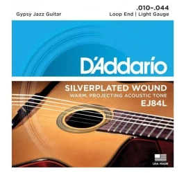 Струны для сайлент гитары D'addario EJ84L 10-44