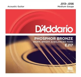 Струны для акустической гитары D'addario EJ17 13-56