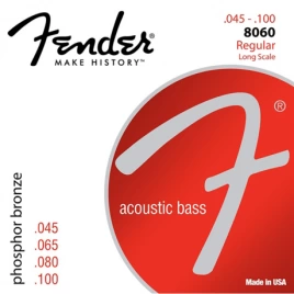 Струны для акустической бас-гитары Fender 8060 Long Scale 45-100
