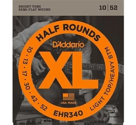 Струны для электрогитары D'Addario EHR340 10-52
