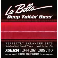 Струны для бас-гитары La Bella 760RM 44-110