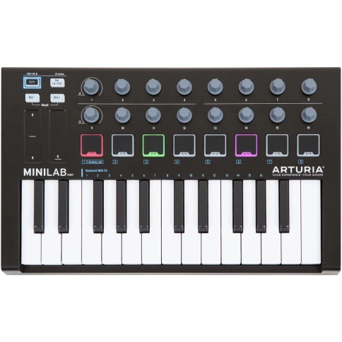 MIDI-клавиатура Arturia MiniLab mkII Black фото 1