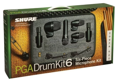 Набор микрофонов для ударных SHURE PGADRUMKIT6 фото 3