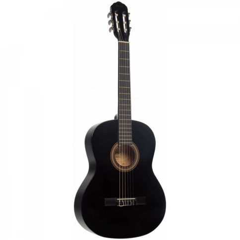 Классическая гитара TERRIS TC-390A BK 4/4, с анкером, цвет черный фото 3
