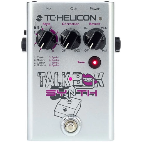 TC HELICON TALKBOX SYNTH - педаль эффектов для гитары и вокала, синтезатор эффекта Talkbox фото 1