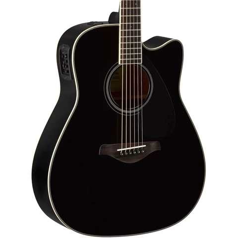 Электроакустическая гитара Yamaha FGX-820CBLK фото 2