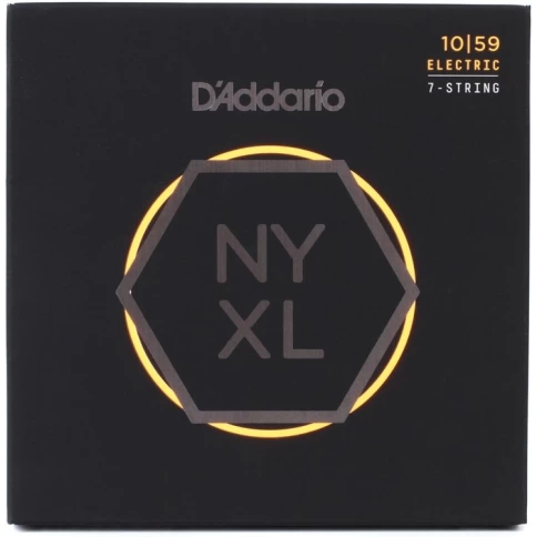 Струны для 7-струнной электрогитары D'addario NYXL1059 10-59 фото 1