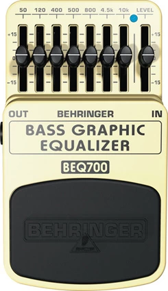 BEHRINGER BEQ700 - 7-полосный графический эквалайзер для бас-гитары или клавишных фото 1