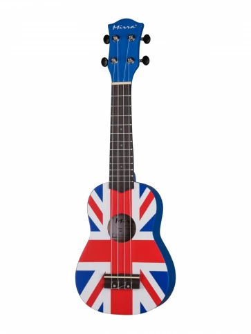 Укулеле сопрано, с рисунком Union Jack, Mirra UK-300-21-YG фото 1