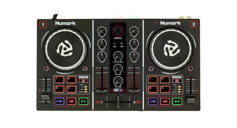 Numark Party Mix + Numark HF125 dj контроллер в комплекте с наушниками фото 2