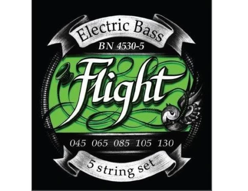 Струны для бас-гитары Flight BN4530-5 45-130 фото 1