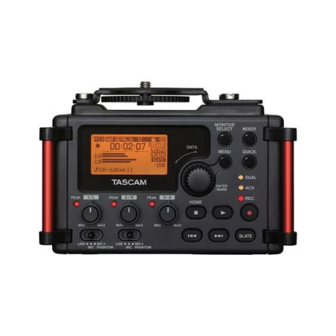 Tascam DR-60D MK2  многоканальный портативный аудио рекордер фото 2