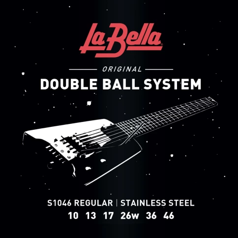 Струны для безголовой электрогитары La Bella S1046 10-46 фото 1