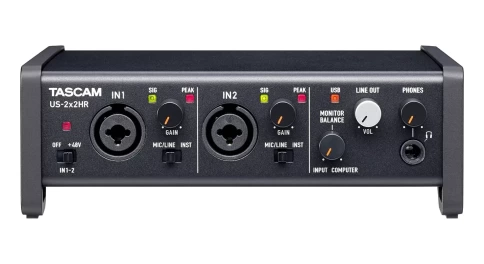 Tascam US-2x2HR USB аудио/MIDI интерфейс фото 2