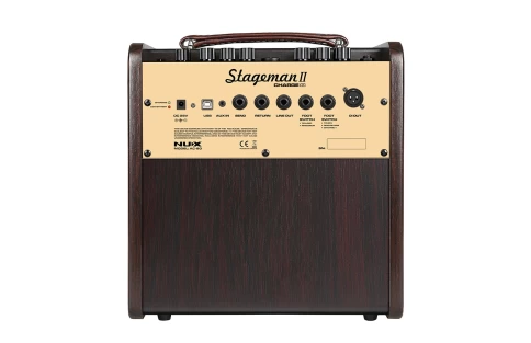 Комбоусилитель для акустической гитары аккумуляторный Nux AC-80 Stageman II фото 3