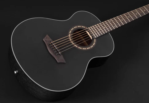 Акустическая гитара Washburn AGM5BMK Apprentice Mini GA Black Matte фото 3