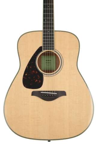 Леворукая акустическая гитара Yamaha FG-820L NT фото 2