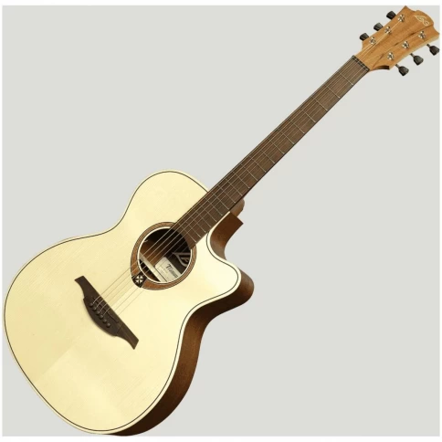 Электроакустическая гитара LAG T-70A CE NAT фото 2