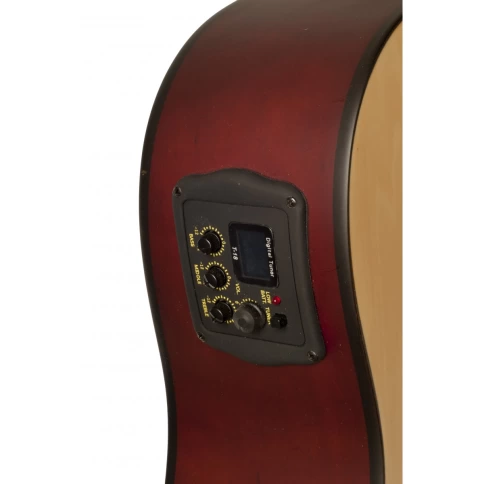 BEAUMONT DG80CE/NA - электроакустическая гитара с вырезом фото 3