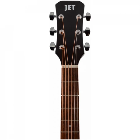JET JDE-255 BKS - электроакустическая гитара, дредноут фото 8